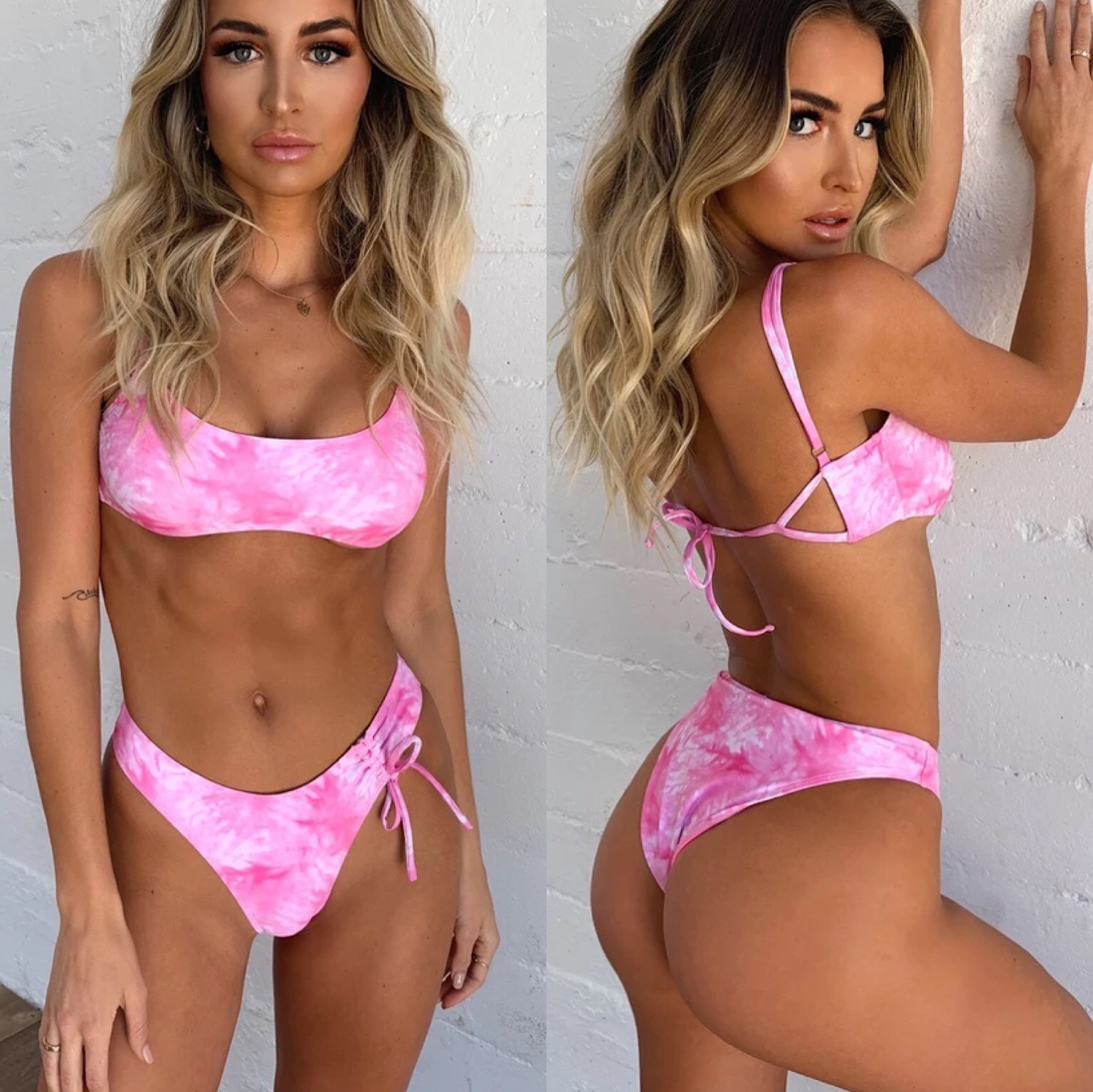 Color blooming split bikini - Image 5
