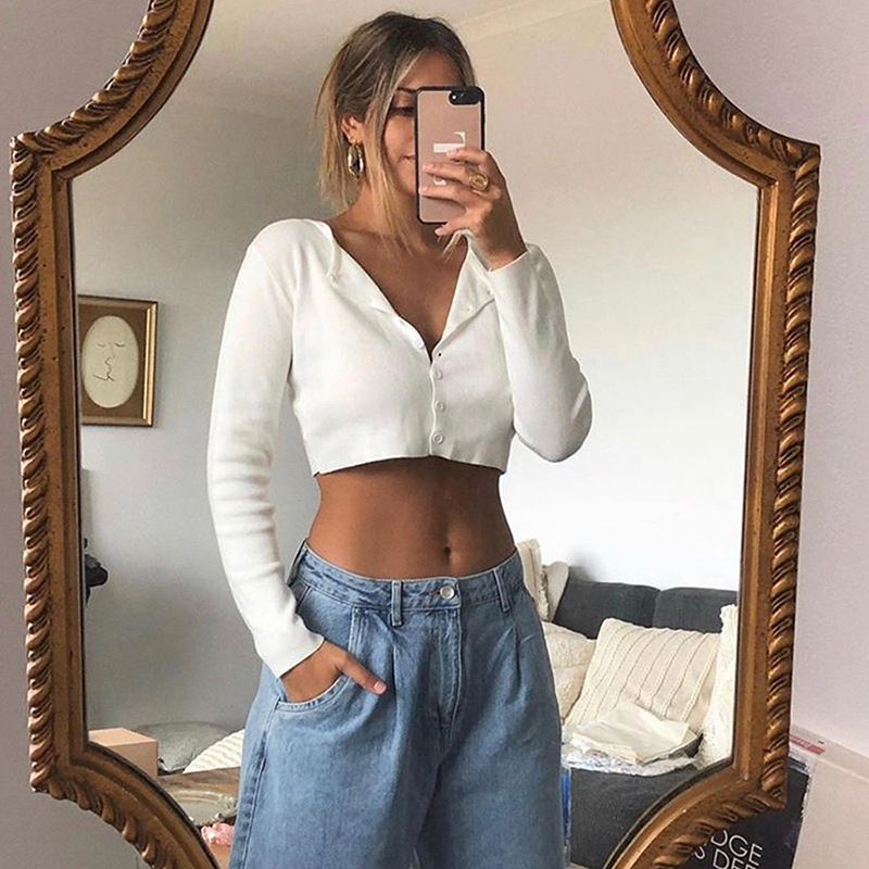 Single-breasted cardigan