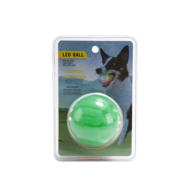 LED glowing pet dog biting ball Green - Shop at LoveMi