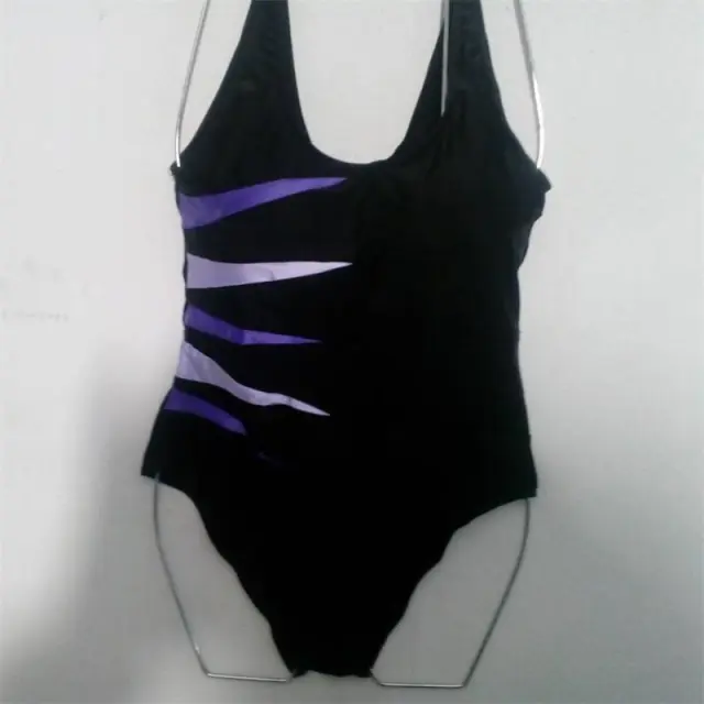 Female striped stitching sexy bikini Purple - Shop at LoveMi
