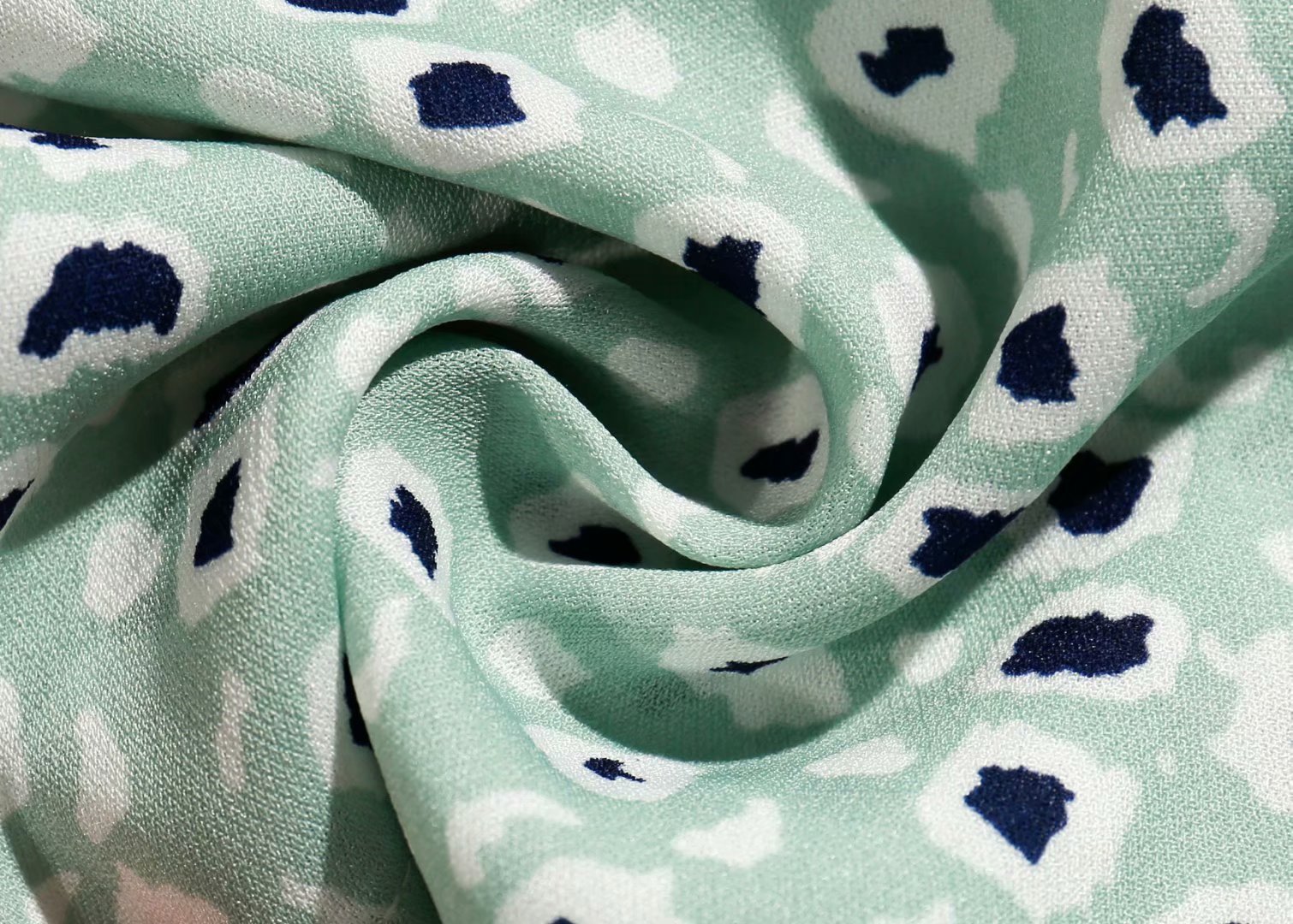 Green printed small sling