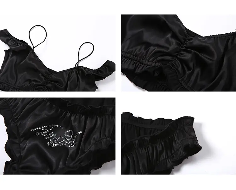 Bright diamond high waist briefs