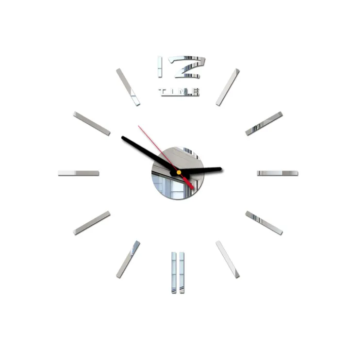 Creative wall clock - Silver
