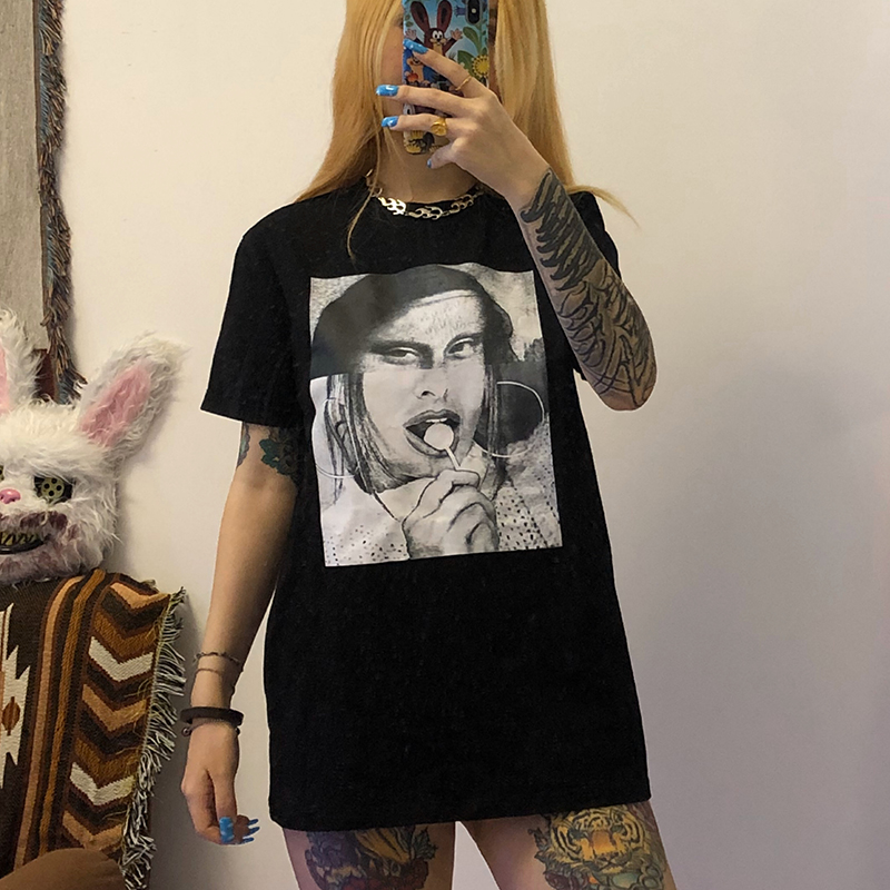 Printed short sleeve t-shirt