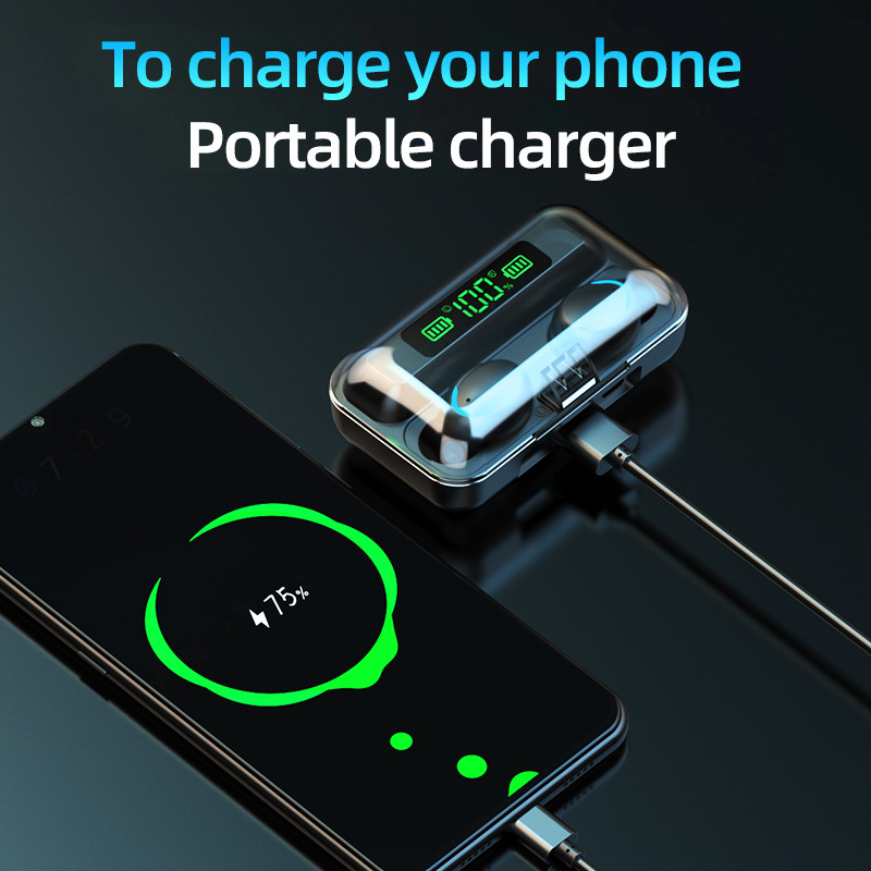 In-ear wireless Bluetooth headset binaural