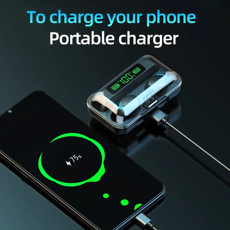 In-ear wireless Bluetooth headset binaural