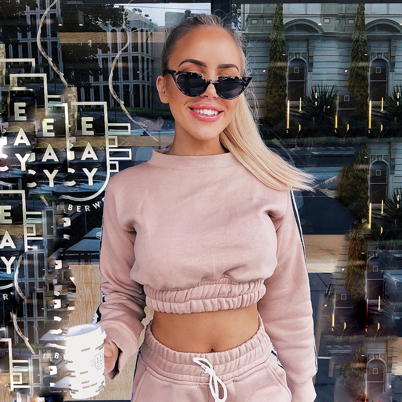 Fashion sports casual sweater suit