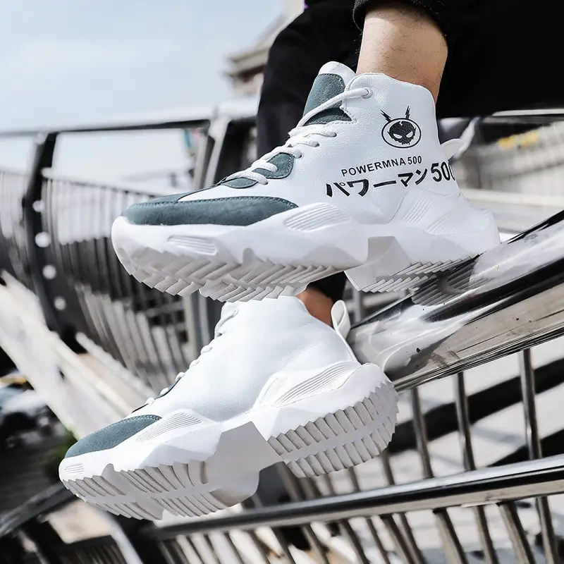 Fashionable high top men's shoes