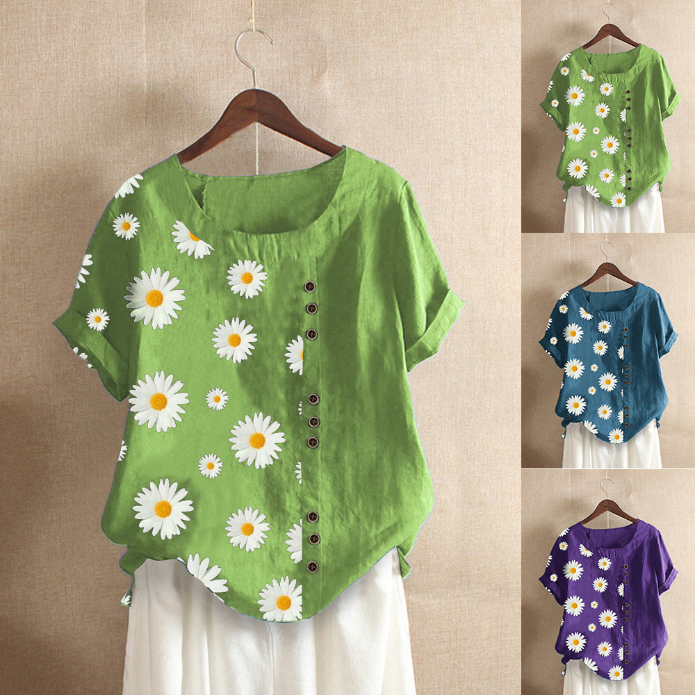 Daisy short sleeve casual top