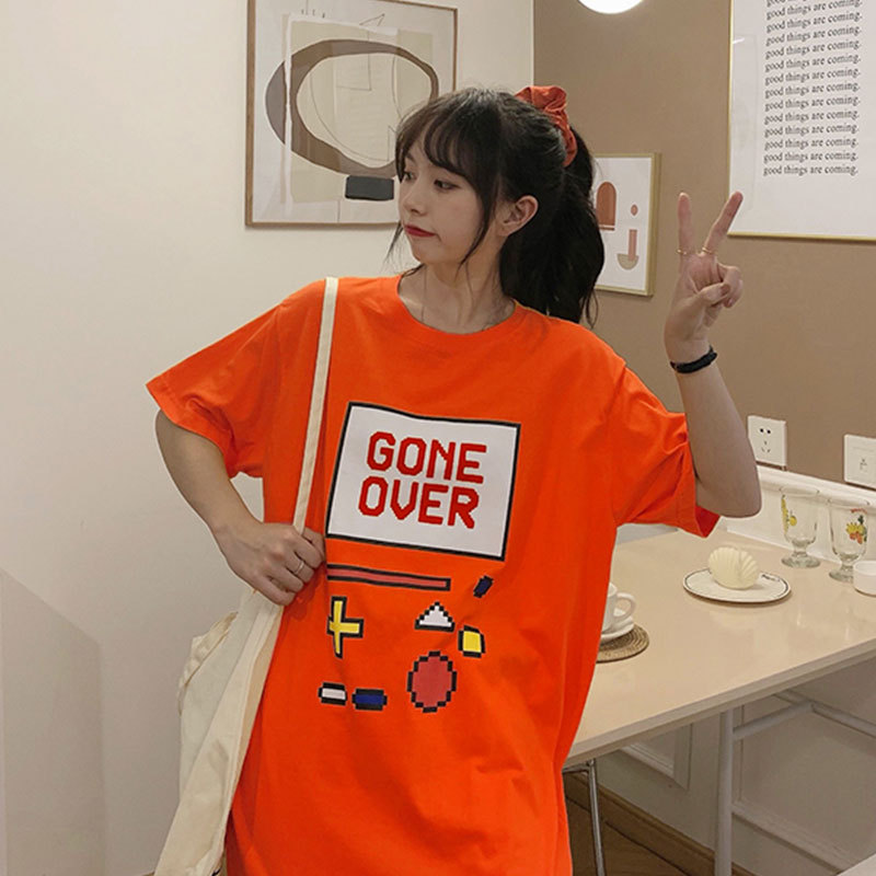 Loose Luffy half-sleeved hip-hop wild T-shirt