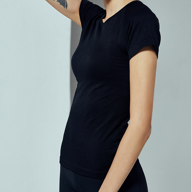 Fitness printed short sleeve