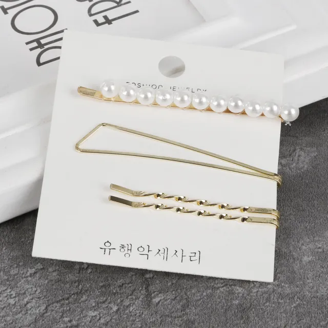 Minimalist sweet wind plating bangs clip - Shop at LoveMi