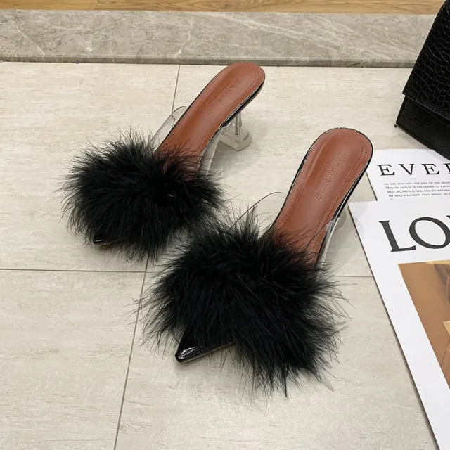 Pointed sandals Black - Shop at LoveMi