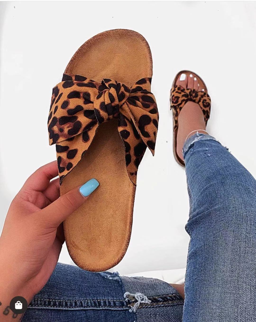 Flat Butterfly Women's Knot Slippers