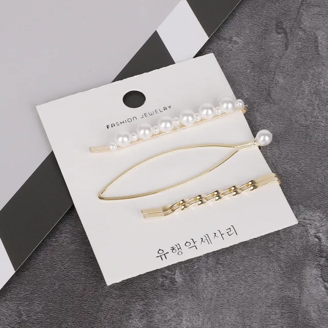 Minimalist sweet wind plating bangs clip H - Shop at LoveMi