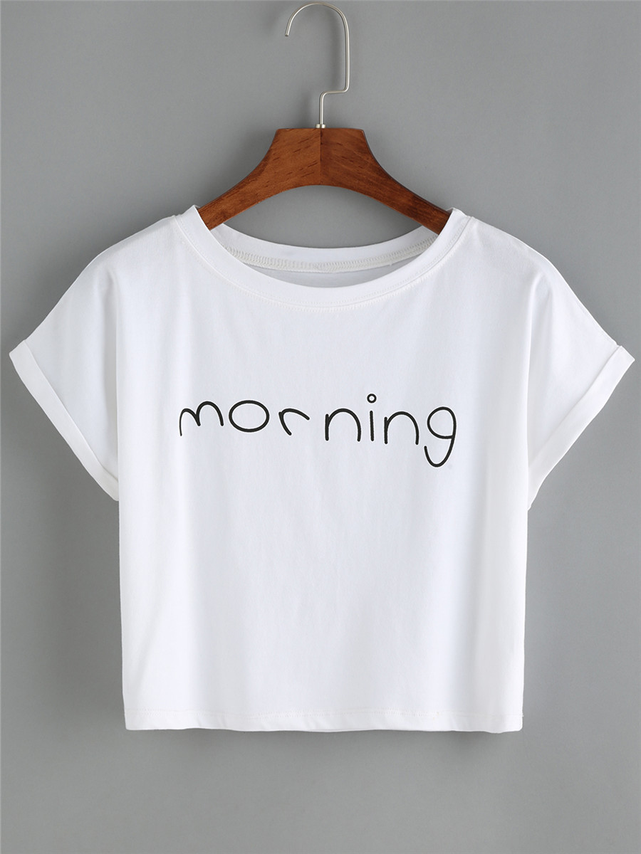 Casual explosion short-sleeved T-shirt