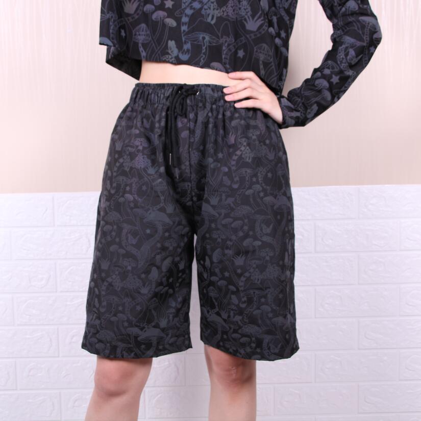 Colorful mushroom reflective shorts