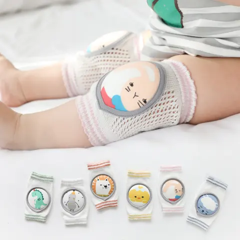 Children's Knee Pads Combed Cotton Large Mesh Breathable Baby