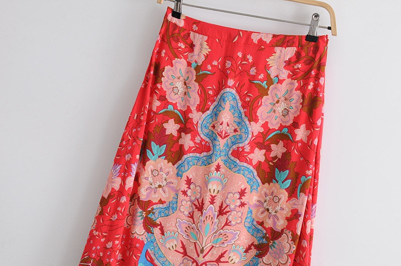 Positioning print skirt
