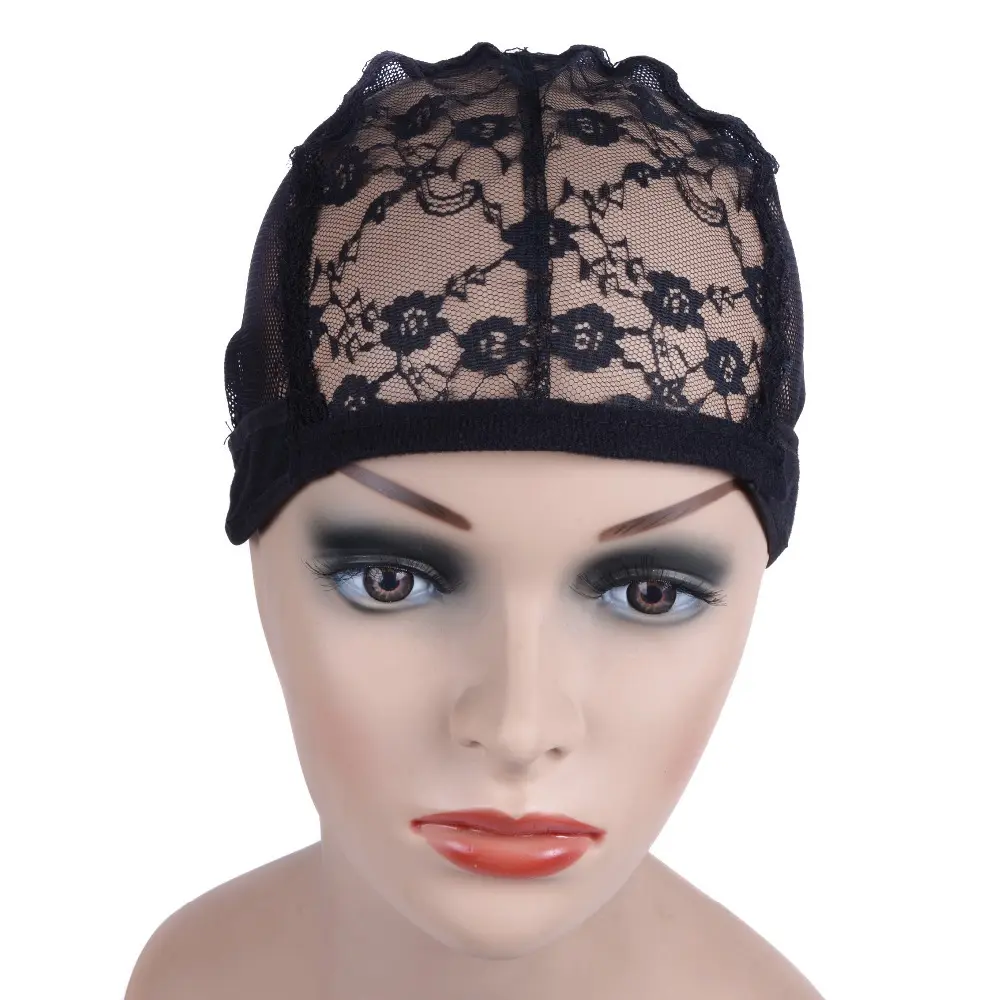 Wig Flower High Elastic Mesh Cap