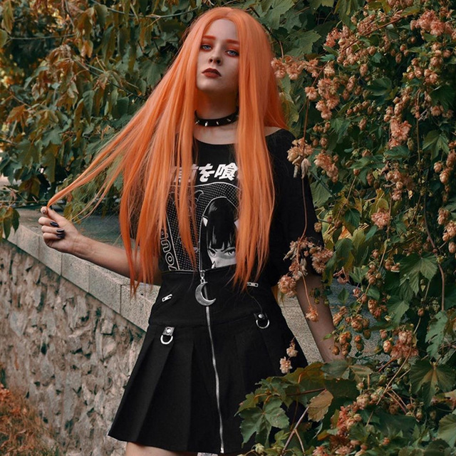 Oversized T-shirt printed long loose round neck T-shirt