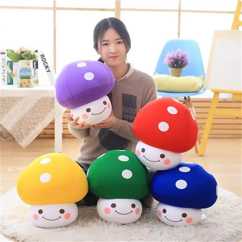 Cute mushroom soft pillow