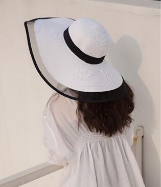 Hepburn hat female Summer sun-shade