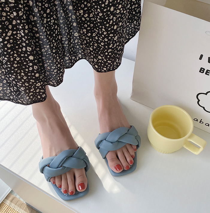 Wild flat toe Blue - Shop at LoveMi