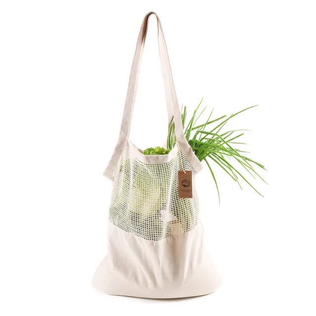 Eco friendly cotton shopping bag White - Shop at LoveMi