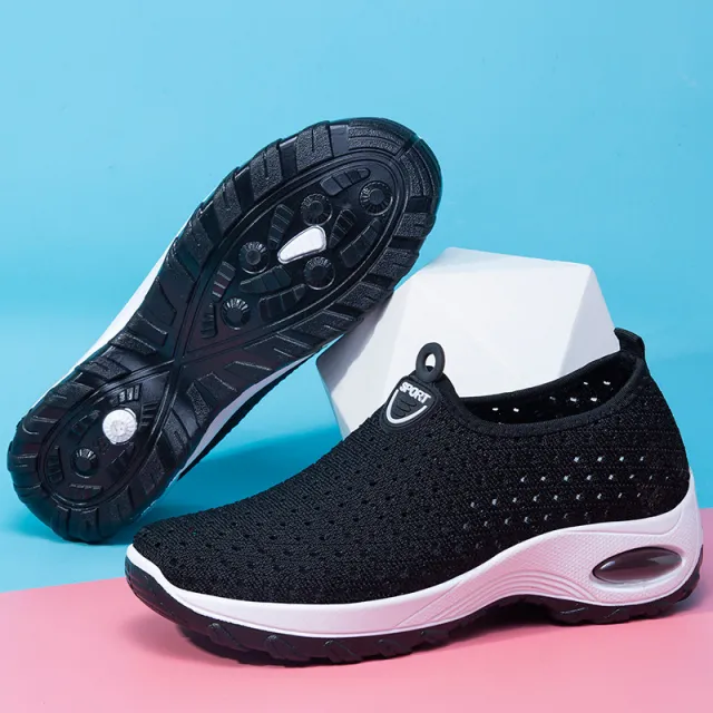Low top fly woven sneakers Black - Shop at LoveMi