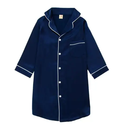 Silk Shirt Skirt Mother Girl Pajamas