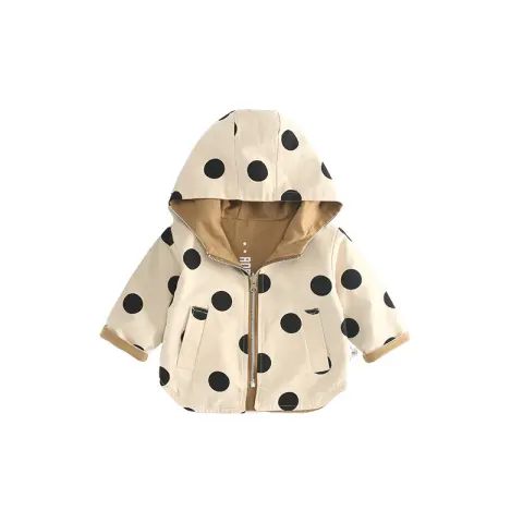 Baby Cotton Jacket Spring and Autumn Hooded Wear on
