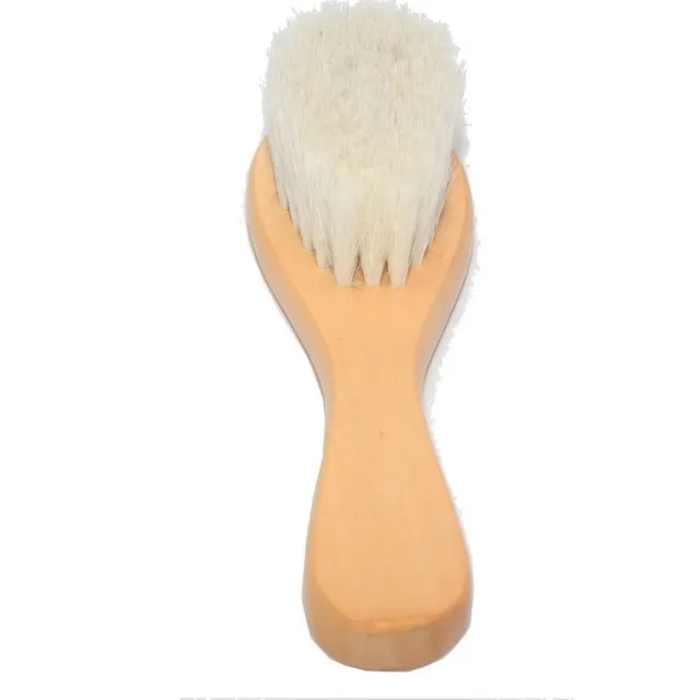 Baby hairdressing wood comb wool bath brush Original Color - Shop at LoveMi
