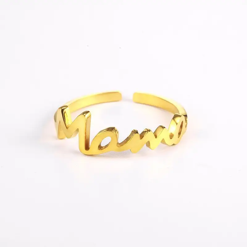 Female alphabet ring