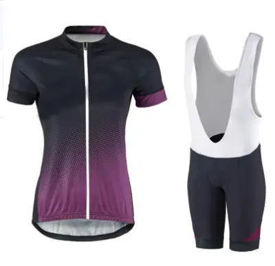 Summer short-sleeved harness cycling suit