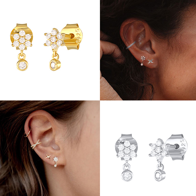 Fashion Diamond Stud Earrings