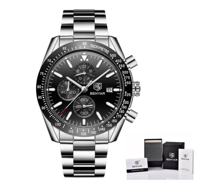 Binya explosion watch male quartz watch multi-function