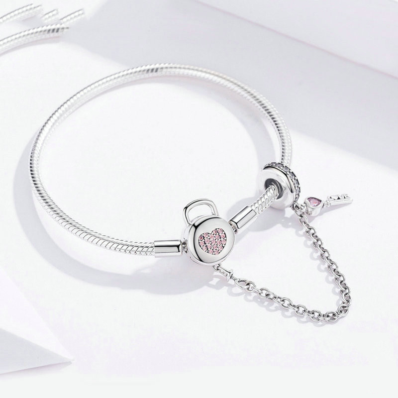 Fashion DIY basic chain s925 sterling silver bracelet