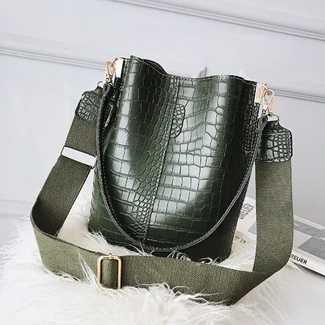 Handbag shoulder bag bucket bag Green - Shop at LoveMi
