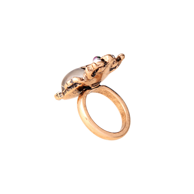 Vintage European and American style ladybug ring