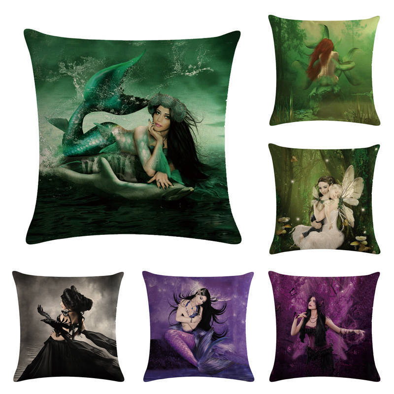45*45cm Linen cushion cover (18style)