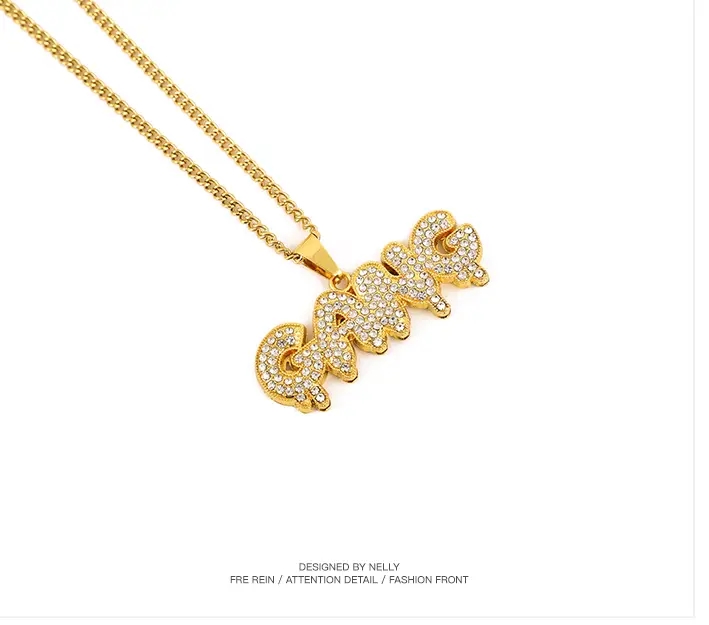 Flash rap hip hop pendant