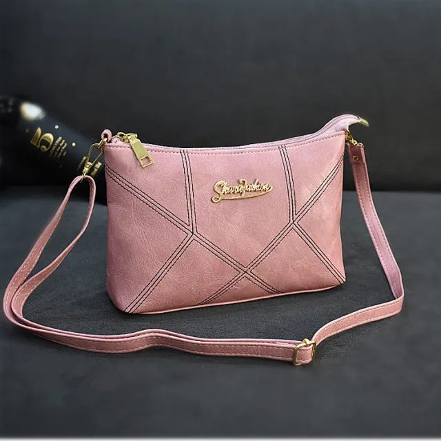 Car stitching wild shopping bag Pink - Shop at LoveMi