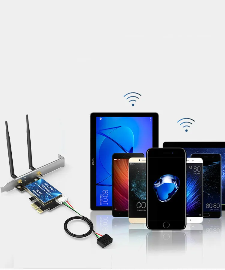 Dual-band PCI-E wireless network card – image 5