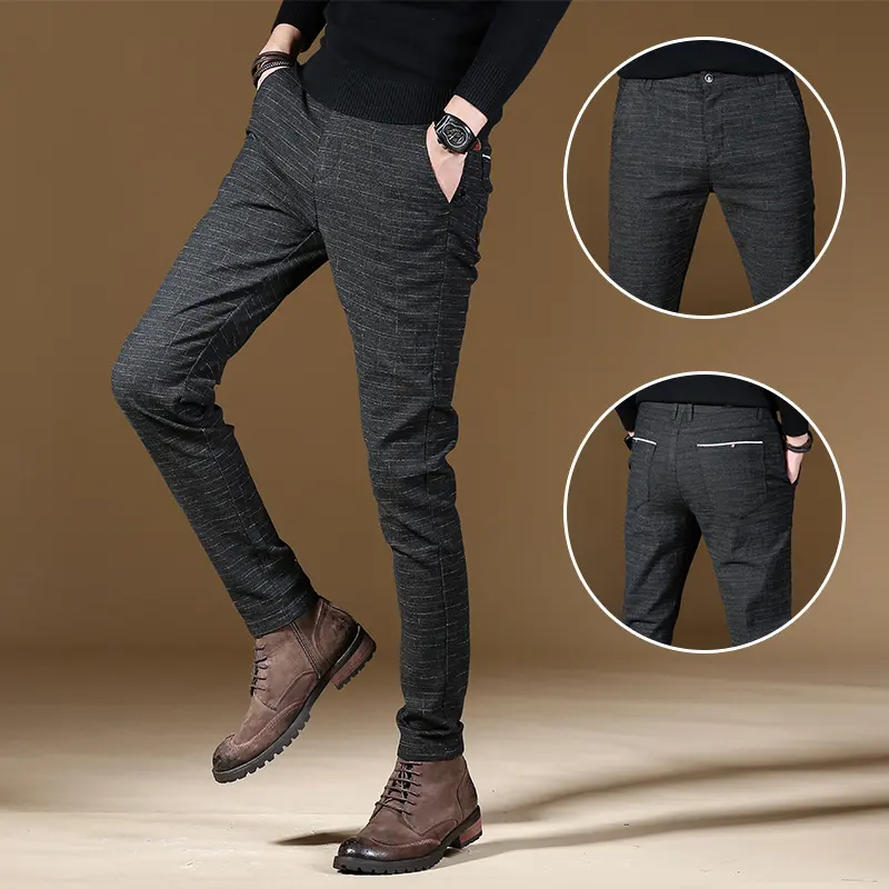 Fashion High Quality Men Pants Spring Autumn Men