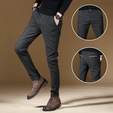 Fashion High Quality Men Pants Spring Autumn Men