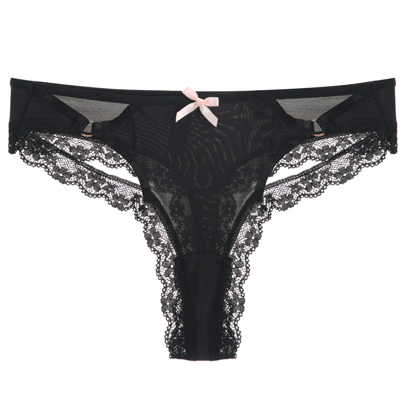 Title 6, Cross-cut hollow bow panties voor dames, ademen...