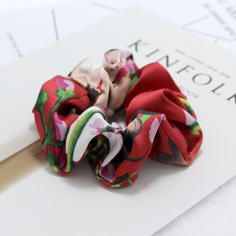 Printed collar ring rope Red - Shop at LoveMi