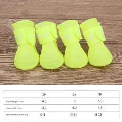 Pet shoes dog soft soled shoes - Yellow - View 1