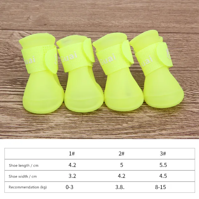 Pet shoes dog soft soled shoes Yellow - Shop at LoveMi